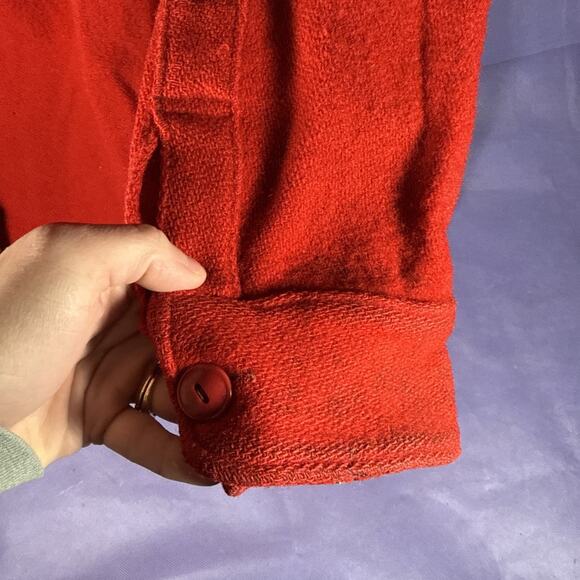 Vintage 60's Woolrich Bird Hunting Wool Light Jacket Under Jacket Size 51/17 - Picture 13 of 13